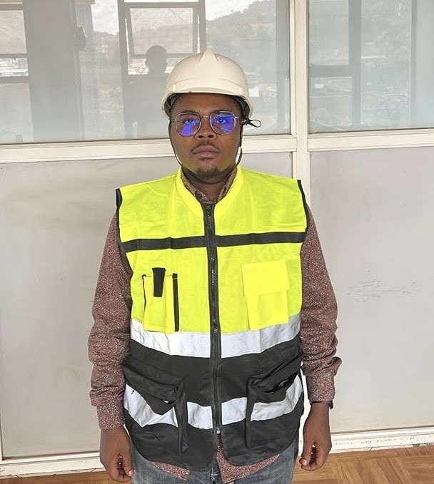 Chinese Collar Reflective Safety Vest with Zip and Pockets